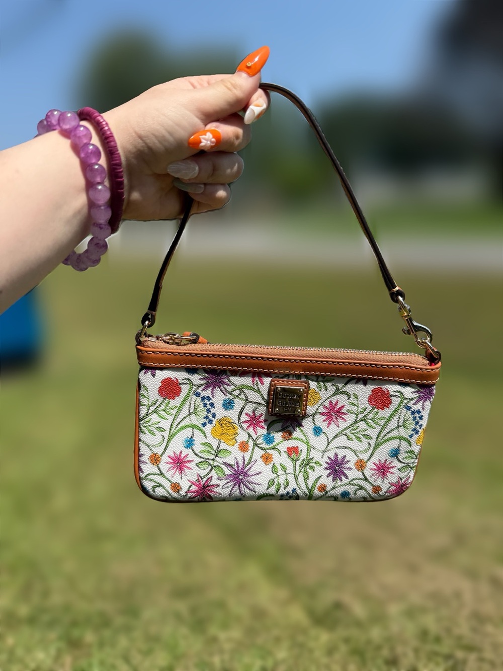 Dooney & Bourke Wildflower Large Slim Wristlet